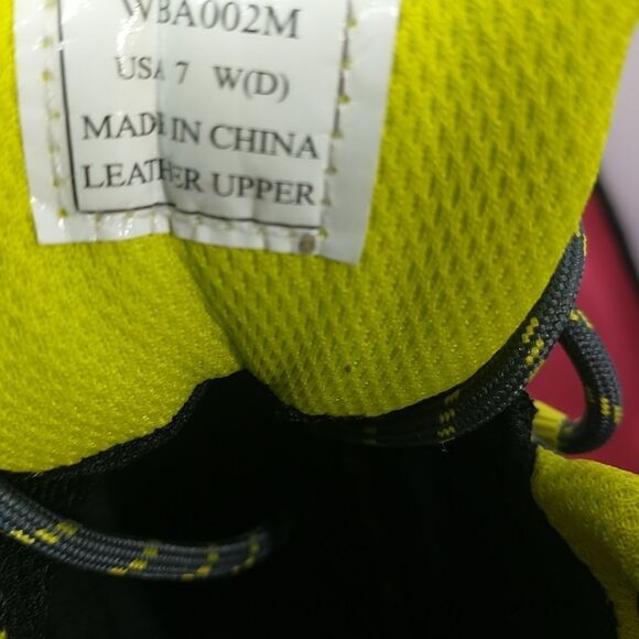 Propet WBA002M Woman's SZ 7W Peak Water Proof Lace up Hiking Gray/Lime Diabetic. - Picture 4 of 11